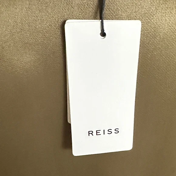 NWT Reiss Olive Satin Midi Dress
